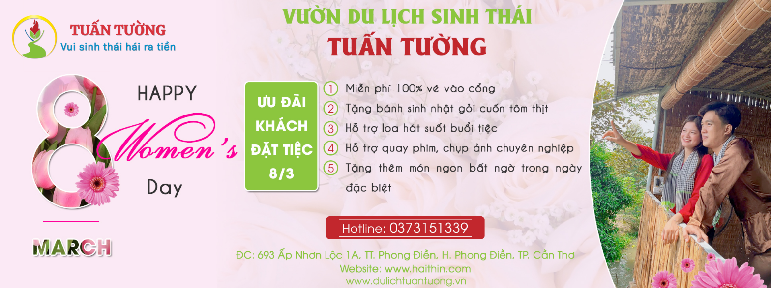 Khuyến mãi 8/3 - Du lịch Tuấn Tường