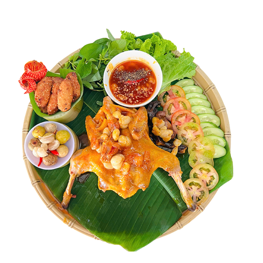 Gà Ta Om Dâu Hạ Châu – Món Ăn Đặc Sắc Tại Khu Du Lịch Tuấn Tường