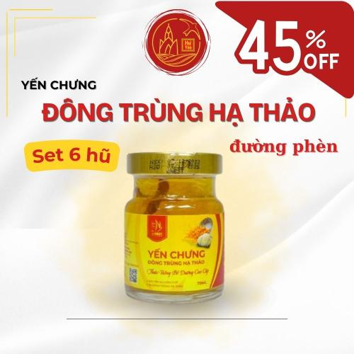 Set Yến Chưng Đông Trùng Hạ Thảo 6 Hũ