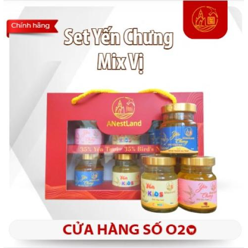 Set Yến Chưng Mix Vị 6 Hũ